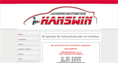 Desktop Screenshot of hanswin.com